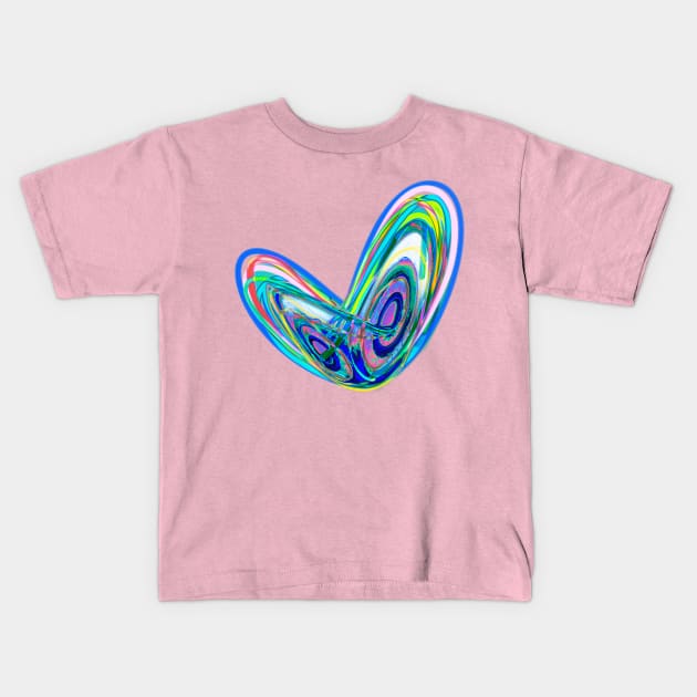 Chaos theory: butterfly effect Kids T-Shirt by Blacklinesw9